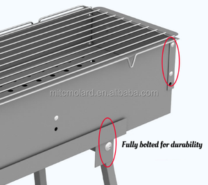 Parrilla de Carbón Plegable para Exteriores con Control Remoto, Portátil y Ecológica para Acampar y Hacer Barbacoas - Product Image 5