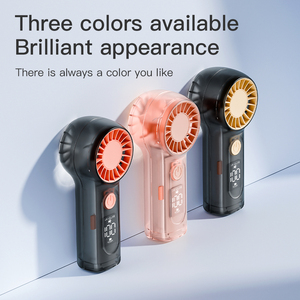 Mini Digital Display Handheld Fan, Large Capacity 1200mAh Battery, USB Rechargeable, Portable Cooler for Desk, Outdoor - Product Image 6