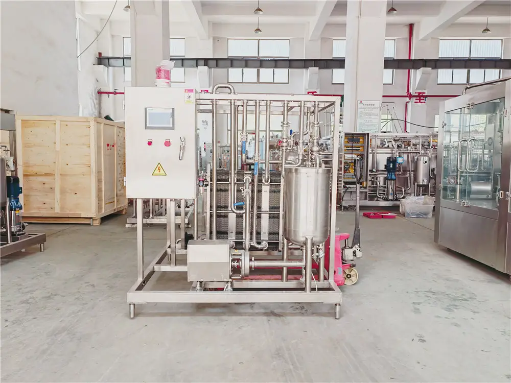 1000 Liter Uht Platte Typ Fruchtsaft Pasteur izer Preis Milch Pasteur izer Maschine