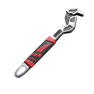 Universal Adjustable Self Locking Wrench Double End Metric Industrial Grade High Carbon Steel Anti Slip Handle - Product Image 5