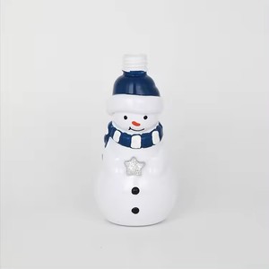 Bouteille bonhomme de neige de Noël en plastique pour animaux de compagnie poupée de dessin animé pour enfants bouteille de shampooing et de lotion de bain bouteille de boisson en forme portable 2024 - Product Image 6