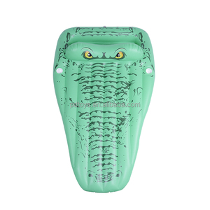 BSCI certifié 2022 été Crocodile Alligator gonflable piscine salon flotteur 211*128*43CM utilisation de <span class=keywords><strong>la</strong></span> <span class=keywords><strong>rivière</strong></span> verte - Product Image 3