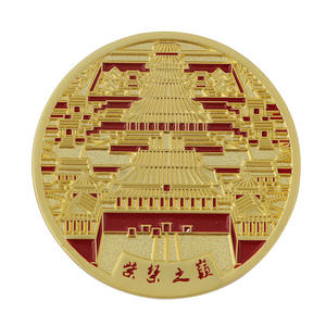 Chine fabricant direct haut de gamme personnalisé américain promotionnel Souvenir émail doux plaqué métal pièce de défi - Product Image 2