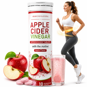 Vinagre de Sidra de Manzana con la Madre, Tabletas Efervescentes con Sabor a Manzana, Mezcla Soluble para Bebida, Apoyo al Metabolismo - Product Image 1