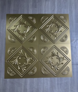 Panneaux muraux en <span class=keywords><strong>PVC</strong></span> à effet bois pour la décoration intérieure, plusieurs designs, revêtement mural et de plafond - Product Image 4