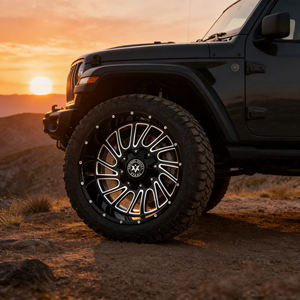 Jantes en alliage d'aluminium forgé Viaol Black de 20 à 28 pouces pour camionnettes (F350/F250/<span class=keywords><strong>F150</strong></span>/GT) Décalage négatif - Product Image 4