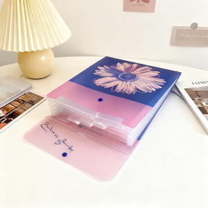 Waterdichte Accordeon Uitbreidbaar <span class=keywords><strong>5</strong></span>-Pocket Pp A4/Letter <span class=keywords><strong>Size</strong></span> <span class=keywords><strong>Document</strong></span> Houder Bestand Map Organizer Uitbreiden Bestand - Product Image 3