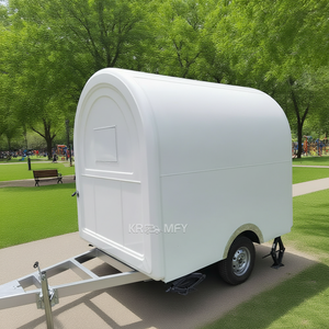 Mini taille café chariot Pizza remorque Hot Dog boutique petit kiosque Mobile Bar Gelato chariots nourriture remorques cuisine entièrement équipée - Product Image 1