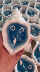 Bán buôn biển phong cách ốc xà cừ sao hình nến thơm vỏ handmade Nến Bảng trang trí dễ thương không khói hương thơm nến Quà Tặng - Product Image 2