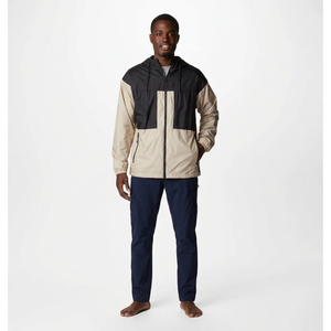 Customisable Waterproof Autumn Windbreaker <b>Jacket</b> <b>for</b> <b>Men</b>-Stand Collar Front Logo XL Size <b>Canvas</b> Construction - Product Image 1