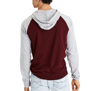 Pull à capuche décontracté personnalisé pour hommes 100% coton et polyester French Terry avec manches Reglan pour l'automne - Product Image 2