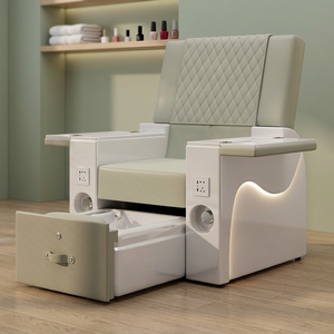 Premium Electric Pedicure Spa Chair with Foot Soaking Basin <b>LED</b> Lighting and Ergonomic Massage Design Use in US Plug Type - Product Image 1