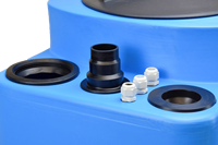 Station de relevage des eaux usées en plastique sur mesure, fabrication OEM ODM, moulage par rotation, carrée, anti-corrosion, JINSUMEI, relevage des eaux usées