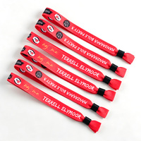 Bracelet promotionnel personnalisable, bracelet en tissu personnalisé pour festival, bracelets en tissu pour événements et festivals