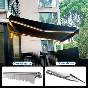 Auvent rétractable de luxe SUNTO en aluminium, étanche, avec télécommande, protection anti-UV pour usage <span class=keywords><strong>extérieur</strong></span> sur véranda et terrasse - Product Image 5