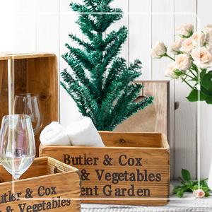 Decorative Caselle Contenitore Contenitore in <span class=keywords><strong>Legno</strong></span> <span class=keywords><strong>rustico</strong></span> Casse di nidificazione con manici di <span class=keywords><strong>legno</strong></span> scatole <span class=keywords><strong>rustico</strong></span> casale - Product Image 6