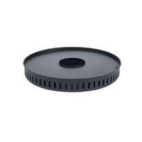 Brasero cylindrique en fer haut avec motif de ventilation en losange et support à bûches, brasero extérieur en fer pour brûler du bois