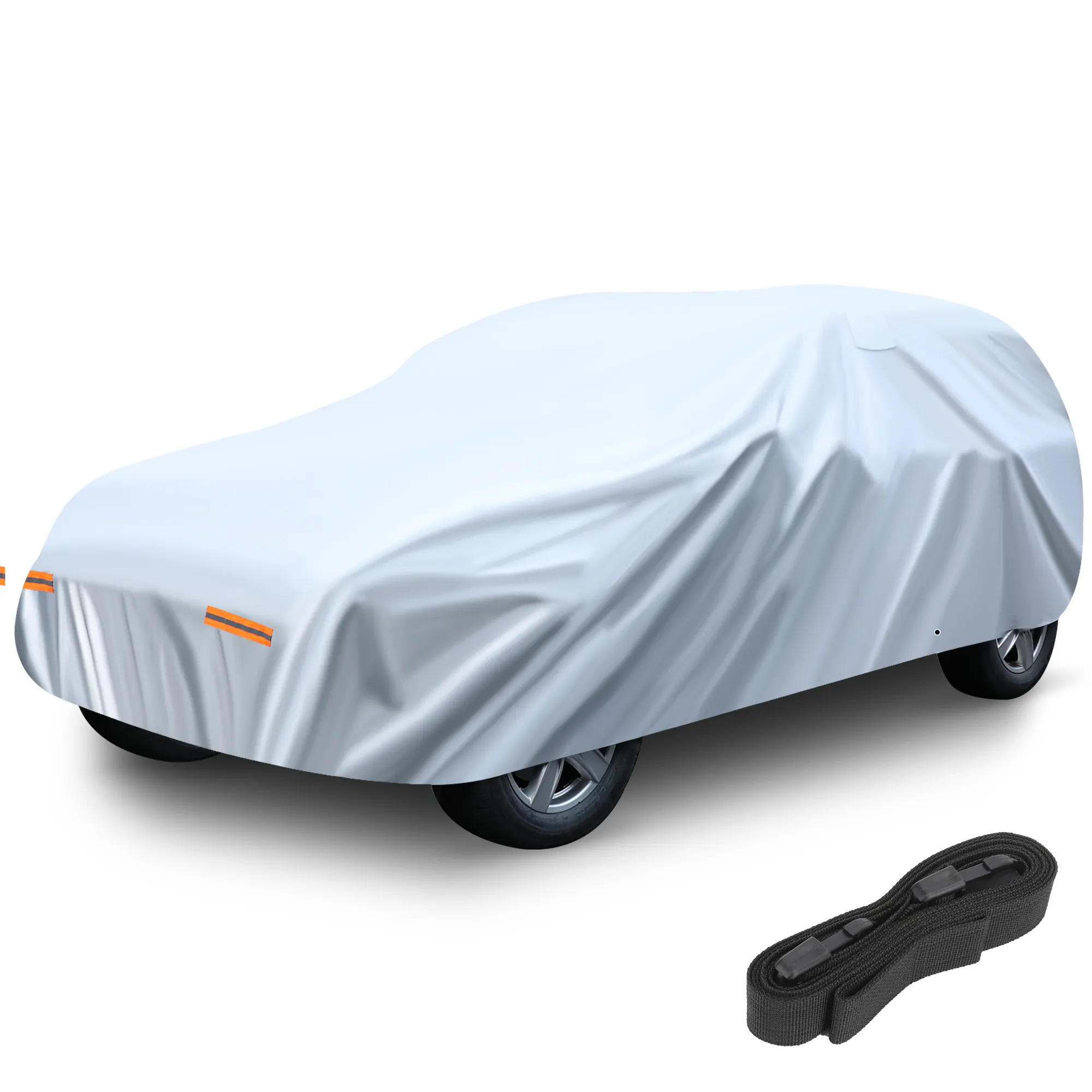 Universcar कवर निविड़ अंधकार सनस्क्रीन सभी मौसम आउटडोर PEVA प्लास्टिक foldable कार कवर तम्बू कार कवर आश्रय
