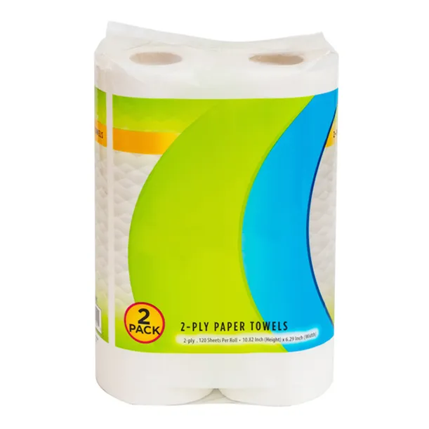 Fsc Cleaning Tissue Papier Bamboe 2 Ply Keuken Papieren Handdoek Roll
