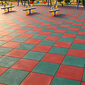 Anti Fall <b>Flooring</b> Epdm <b>Rubber</b> Paverssoft Safety <b>Flooring</b> Playground Matrubber Paversfor School Playground Safety <b>Flooring</b> - Product Image 1