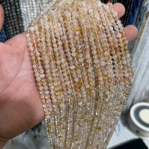Perles de pierres précieuses <span class=keywords><strong>semi</strong></span>-précieuses rondes de 4 mm, petites, bon marché, directement de l'usine, pour la fabrication de bijoux DIY - Product Image 5