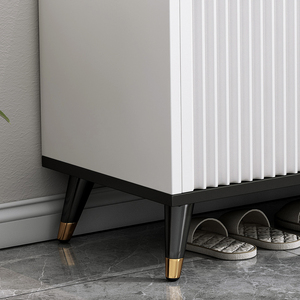 Best Quality <strong>White</strong> <strong>Shoe</strong> Cabinet <strong>Storage</strong> Rustic Wooden Tipping Bucket <strong>Shoe</strong> Cabinet with Stool - Product Image 5