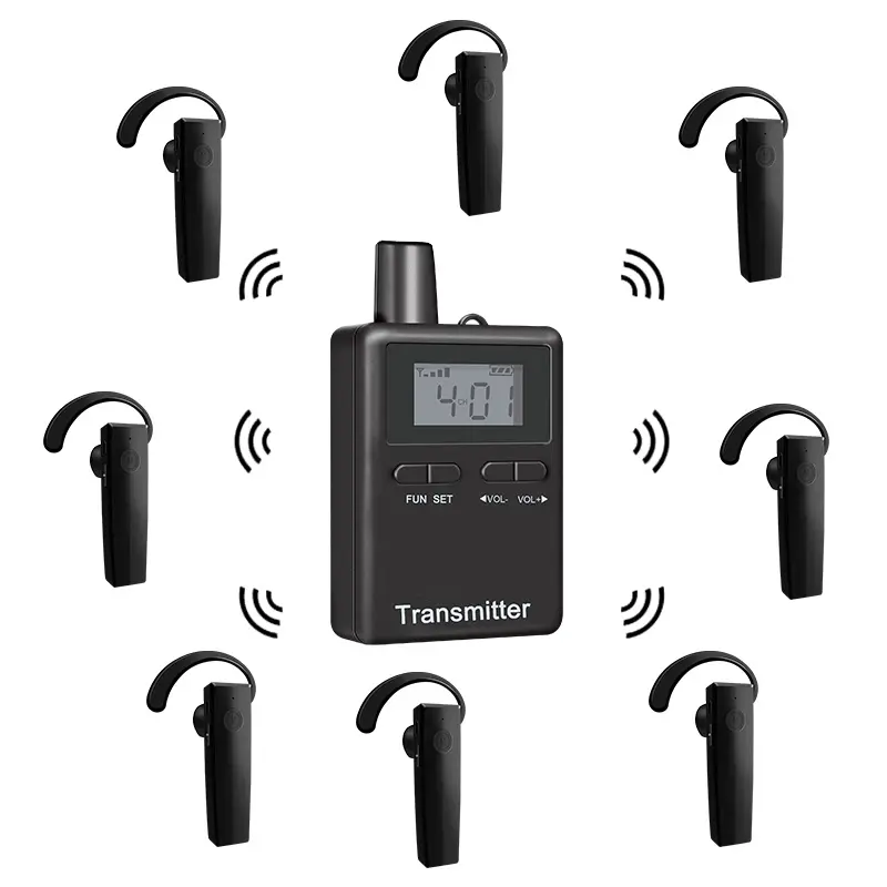 Высококачественная Беспроводная аудиосистема с УВЧ-приемником и поддержкой BT для групп