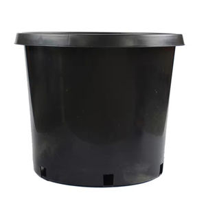 Prix bas Pot de fleur rond en plastique noir de 1 2 3 <span class=keywords><strong>5</strong></span> 6 7 10 15 20 25 gallons Pots de culture de pépinière en plastique pour serre jardin - Product Image 6