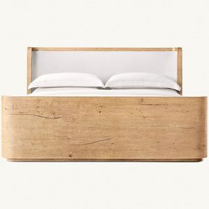 เตียงนอนหรูหราทันสมัยพร้อมฐานเตียงขนาดคิงไซส์และที่วางเท้า - Product Image 5