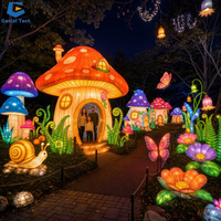 Immersives Fantasy-Pilz-Laternen-Erlebnis: Festival-Laterneninstallation als Schlüsselfertige Lösung für Parks, Zoos und Attraktionen