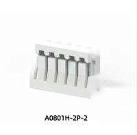 Connecteurs de bornes SMT à 2 broches CJT A0501WR-S-51P-LCP, pas de 0,80 mm, plaqués étain, certifiés RoHS, série D0801, électronique automobile