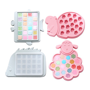 Moldes de Silicona con Forma de Animales para Cubos de Hielo, Aptos para Alimentos, con Tapa, Ecológicos, para Hacer Dulces, Chocolate y Helados - Product Image 1