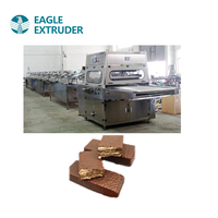 Ligne d'enrobage au chocolat modèle 600-900 pour noix, gaufrettes, céréales et produits de boulangerie – Machines haute performance 380V/220V