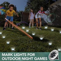Mini lampes solaires étanches IP65 pour allées extérieures, 8 LED, éclairage solaire au sol, marche/arrêt automatique pour allée, jardin, pelouse