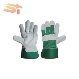 Guantes de trabajo con logotipo personalizado largo de algodón mecánico con logotipo de Holmes de protección coreana con puntos de <span class=keywords><strong>gusano</strong></span> forrado de cuero del conductor - Product Image 3