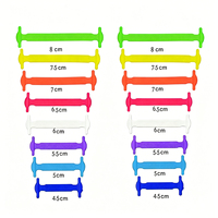 Lacets plats en silicone sans nœud, adieu les lacets à nouer, lacets élastiques pour adultes et enfants, lacets imperméables en caoutchouc sans nœud pour baskets