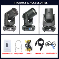 Flystar Lighting sharpy Beam 200 vatios DJ luces haz de luz con cabezal móvil