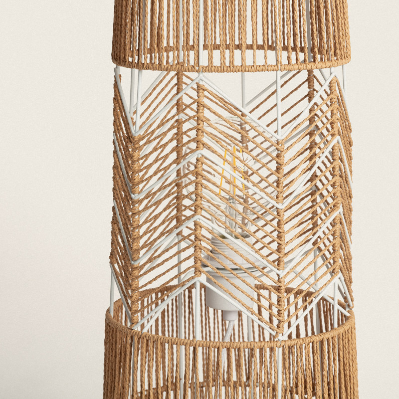 living room rustic standing light