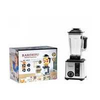 Mixeur portable multifonctionnel 3L en acier inoxydable, vitesse variable 5 vitesses, 8 lames, pour jus et smoothies domestiques