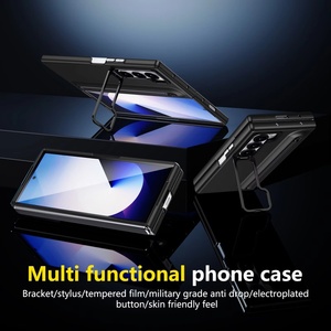 <span class=keywords><strong>Coque</strong></span> Téléphone Rigide Premium Mate Anti-Choc <span class=keywords><strong>avec</strong></span> Support d'Objectif et Emplacement <span class=keywords><strong>Stylet</strong></span> pour <span class=keywords><strong>Samsung</strong></span> <span class=keywords><strong>Z</strong></span> <span class=keywords><strong>Fold</strong></span> 7 6 5 4 <span class=keywords><strong>3</strong></span> et Protecteur d'Écran - Product Image 4