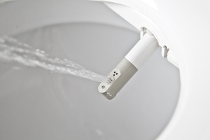Couvre-siège de toilette électrique avec bidet intégré, nettoyage à l'eau chaude, séchage à l'air, désodorisant automatique pour hôpital - Product Image 6