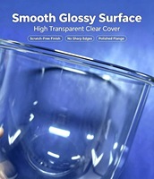 OEM ODM Custom Optical-Grade Transparent PC Dome Cover | Precision Injection Molding & Mold Making Service, Tolerance ±0.02mm