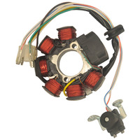Nouvelle bobine d'allumage magnéto 100 % cuivre pour moteur de moto Yamaha FORCE-1/FIZR 110cc 2 temps Underbone - Qualité supérieure