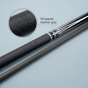 <span class=keywords><strong>Taco</strong></span> de <span class=keywords><strong>billar</strong></span> Carom de 58 pulgadas con agarre de cuero y fibra de carbono, eje de 1/2 pieza, puntas personalizables pequeñas/medianas/grandes, precio mayorista - Product Image 4