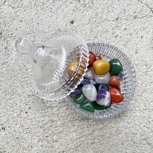 Barattolo <span class=keywords><strong>di</strong></span> caramelle in cristallo artigianale da 220 millilitri-vaso <span class=keywords><strong>di</strong></span> smagnetizzazione in cristallo-utilizzato per la decorazione del Feng Shui - Product Image 2