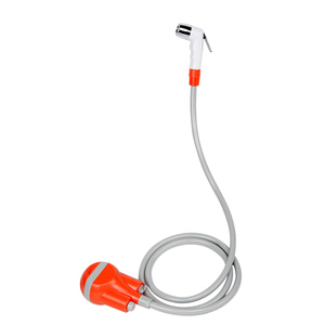 Pulvérisateur de bidet portable à piles, pompe à eau multi-embouts en plastique ABS pour toilettes, salle de bain et extérieur - Product Image 1