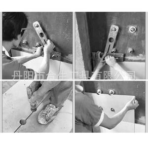 Herramienta localizadora de azulejos universal, ajustable de 30 cm, para perforación, posicionamiento y medición, accesorio de construcción - Product Image 5