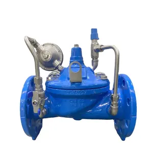 High quality 200X PN16 DN80 GGG50 hydraulic valve ductile iron flanged pressure reducing valve for water supply