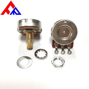 Manufacturer's Direct Sales CTS Same Potentiometer A500K A250K Electric Guitar Bass <b>Knob</b> Volume <b>Copper</b> Shaft Potentiometer - Product Image 3