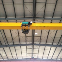 Grue à poutre simple électrique de type LDO de la marque Wanlong (style européen) 3-10 tonnes, moteur 5KW, portée 16,5m, hauteur de levage maximale 20m